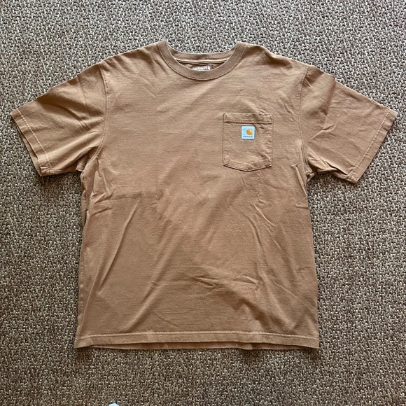 Carhartt Brown Loose Fit Tee - Mens L - Picture 2 of 7